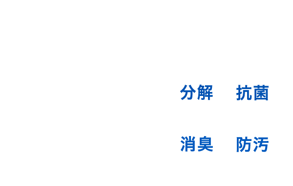nanozone COATとは 約99%菌が分解減少 未来環境促進協会 分解 抗菌 消臭 防汚